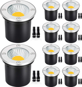 SUNVIE well light in-ground for pathway illumination and yard ambiance