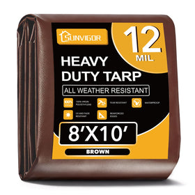 Sunvigor tarp waterproof 8x10ft offering wide outdoor protection