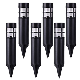 SUNWIND solar bollard light garden brightens walkways with energy-saving illumination.