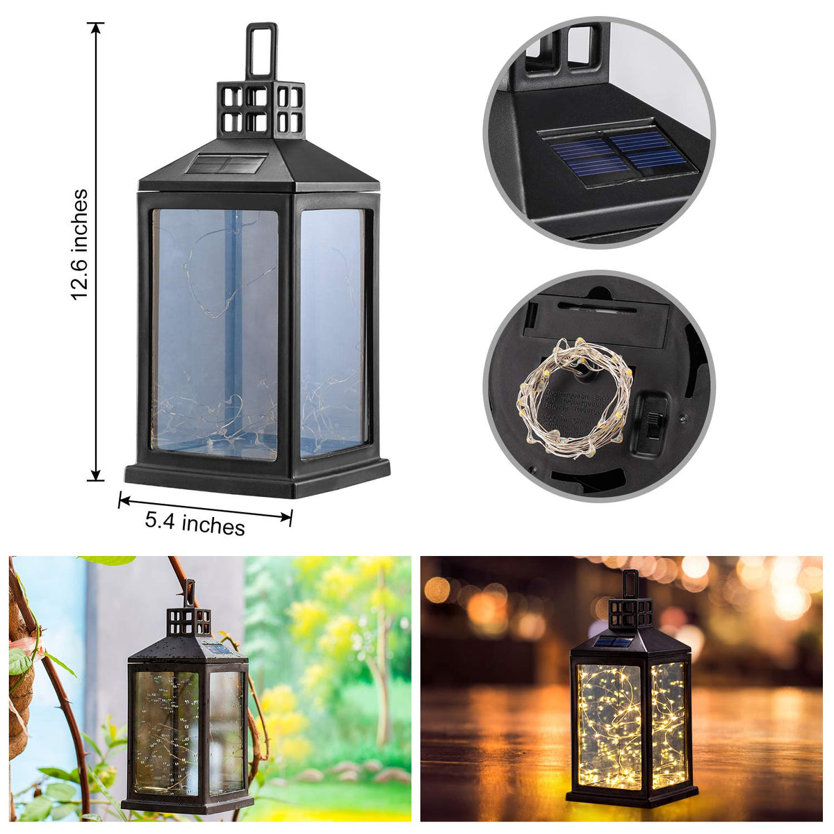 SUNWIND waterproof-solar-lantern-outdoor withstands rain for durable exterior lighting