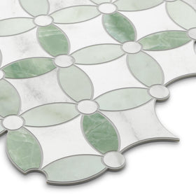 Sunwings durable backsplash tile surface resists stains with wipe-clean care.
