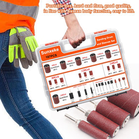 Sunxeke 12 shank mandrels for drill accessory versatility