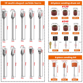 Sunxeke dual-cut carbide burr for faster material removal on metals.