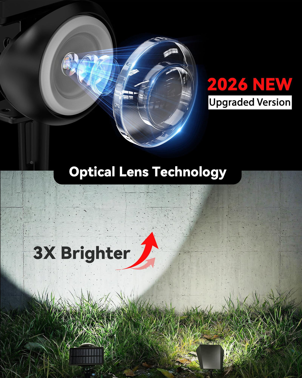 Sunyardlux monocular solar spot light side angle shows adjustable head for versatility.