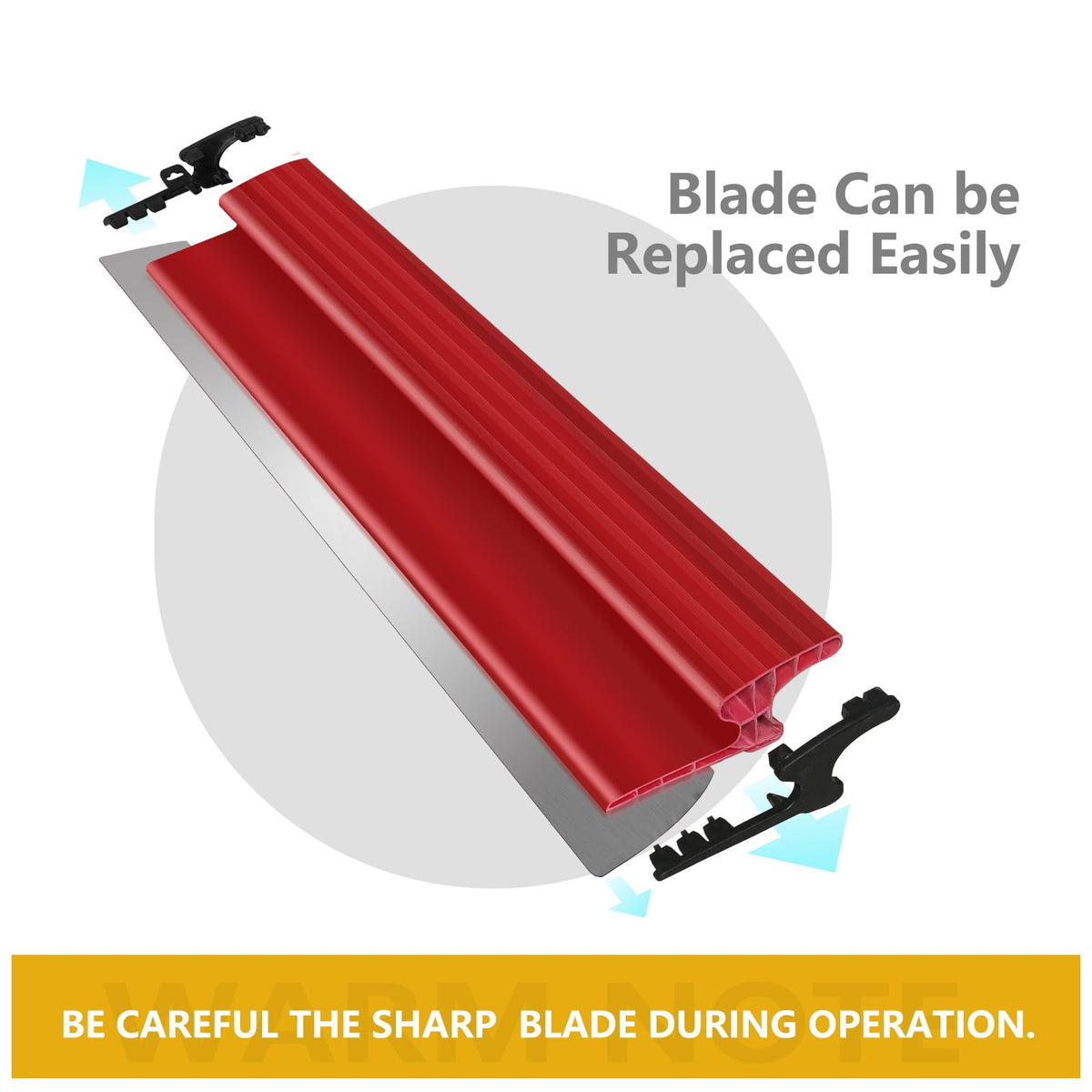 Suokoun ergonomic drywall knife with non-slip handle reduces wrist fatigue during long jobs.