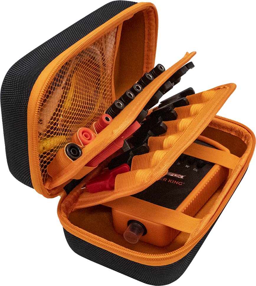 Magnetic tips on the Jumper King support hands-free setup.