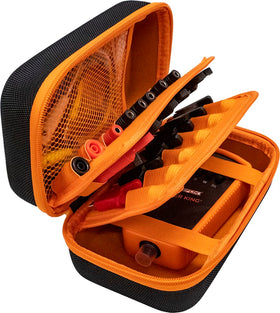 Magnetic tips on the Jumper King support hands-free setup.