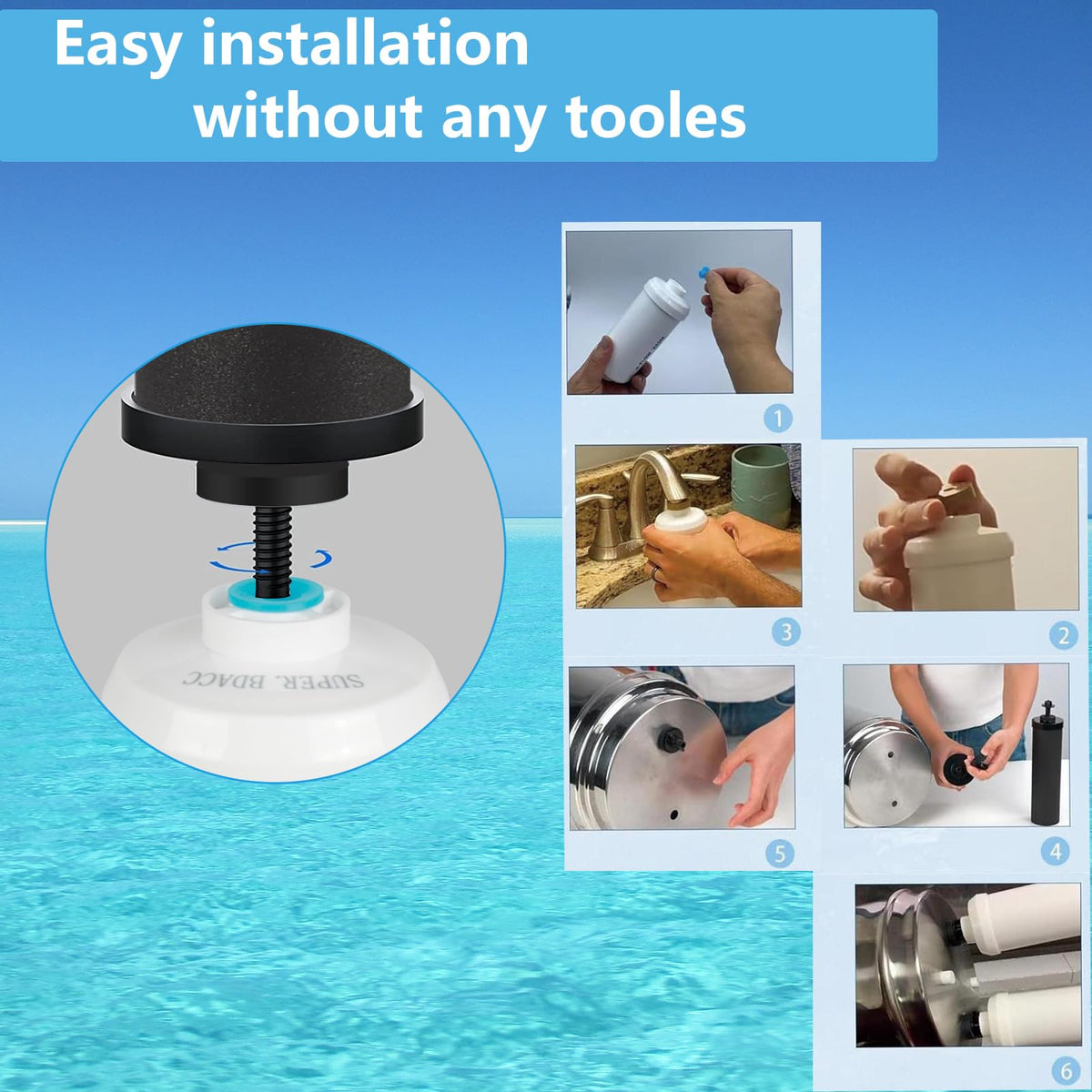 SUPER.BDACC Berkey filtration system compatibility flag promotes smooth setup