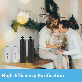 SUPER.BDACC flush-before-use image shows a 1 minute rinse before first use