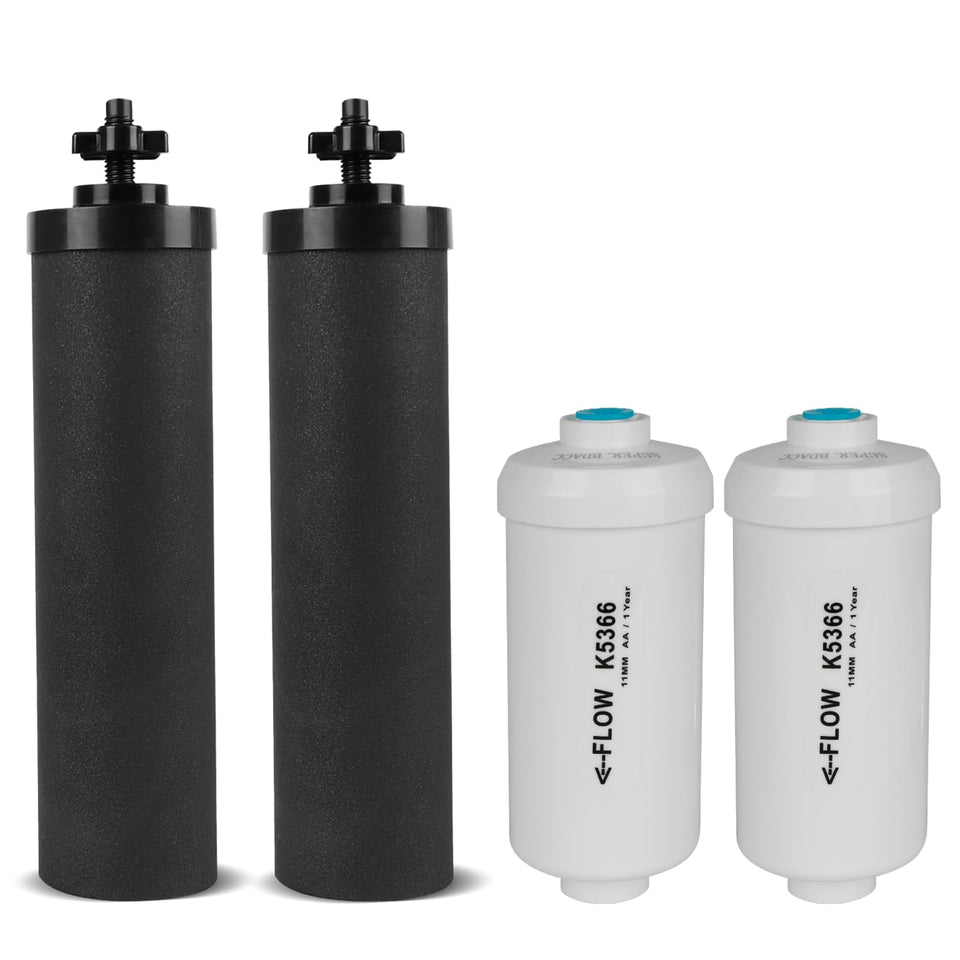 SUPER.BDACC gravity water filter black carbon module for BB9-2 compatibility improves taste