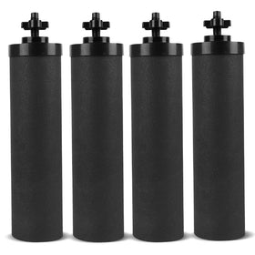 SUPER.BDACC water filter four-pack for Berkey BB9-2, promotes clean tasting water.