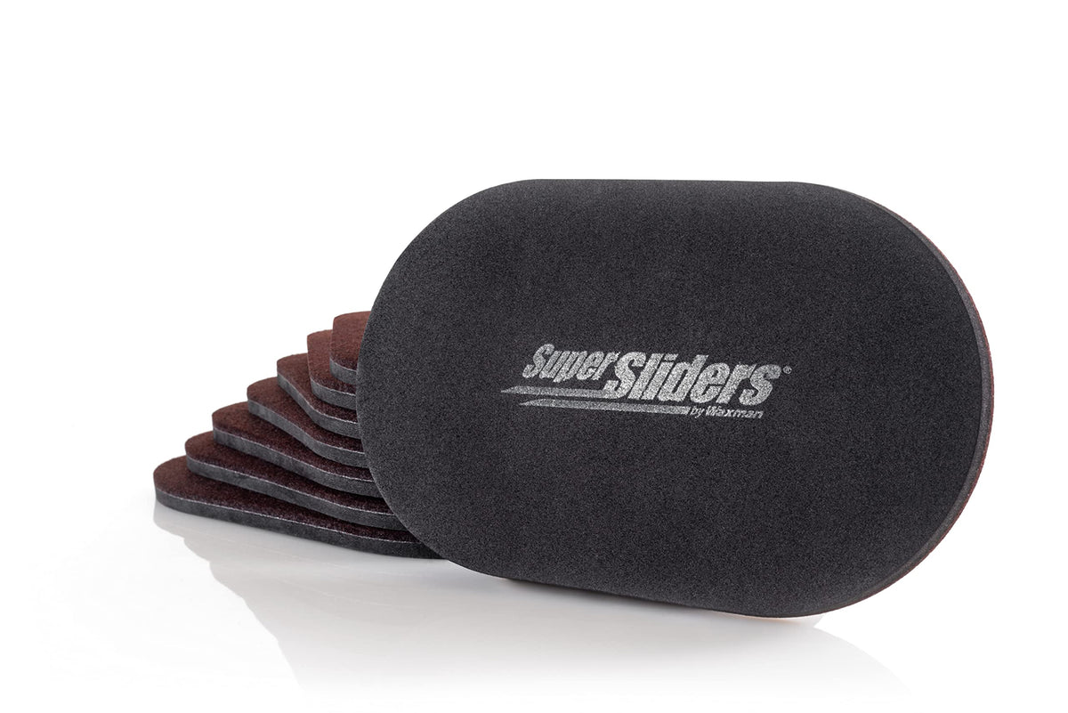 Super Sliders XL oval bed slider glides smoothly, protecting hardwood floors during repositioning.