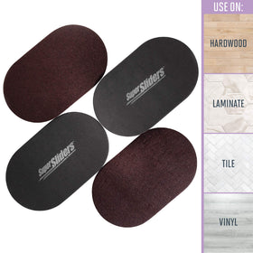 Super Sliders dresser slider distributes weight evenly to prevent slips on hard surfaces.