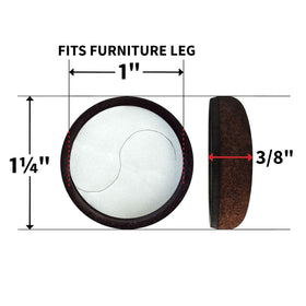 Super Sliders set of twenty brown sliders improves rearranging furniture efficiently