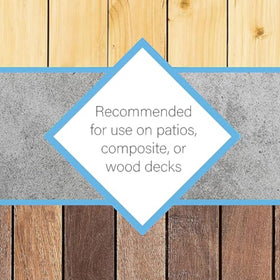 Super Sliders suitable for outdoor use on patio or deck