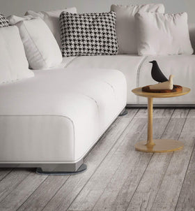 Super Sliders sofa slider reduces friction for easy, safe movement of heavy furniture.
