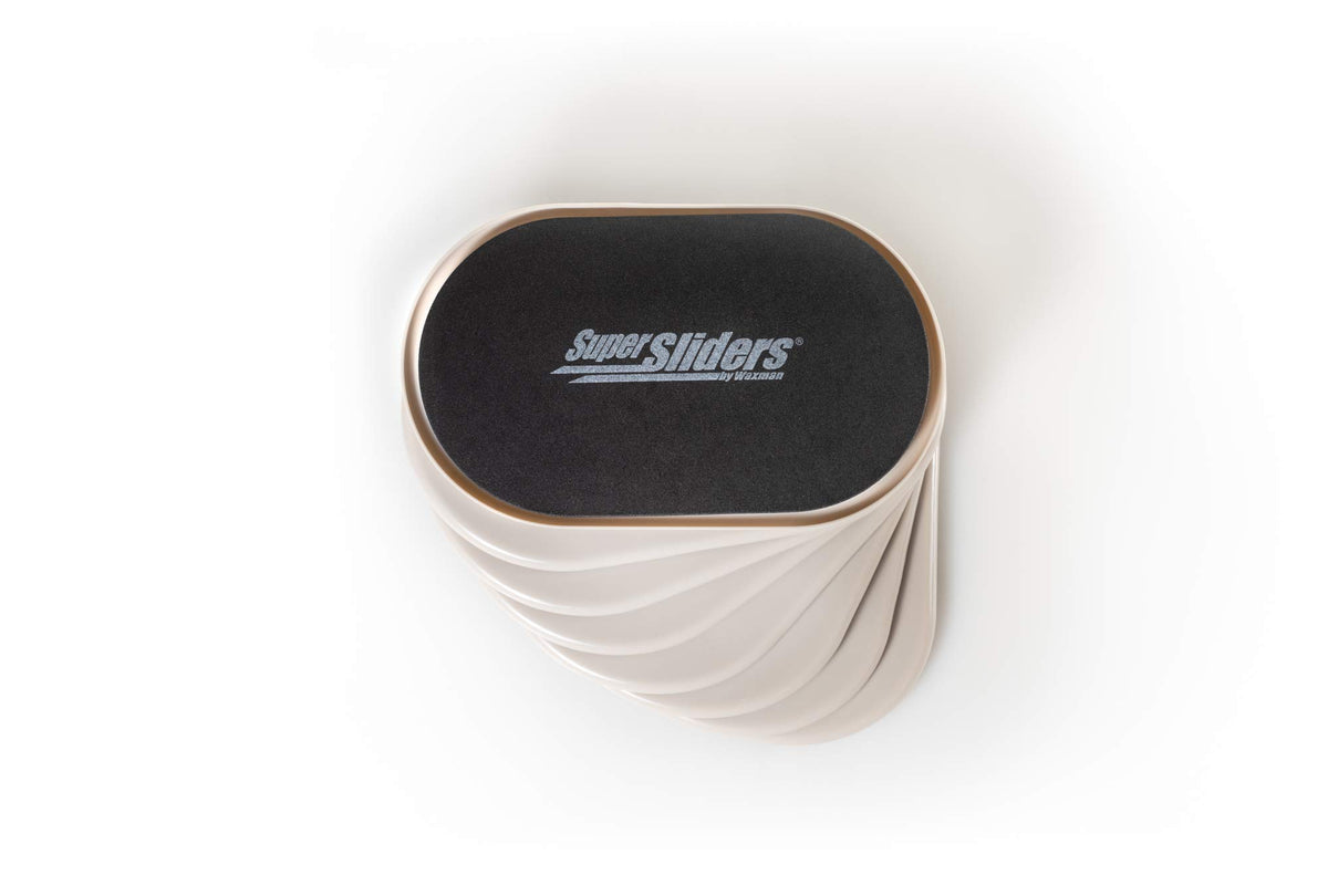 Super Sliders XL beige four-pack package included with purchase.