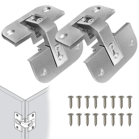 Superbobi 34390-710 pie-cut corner hinge for smooth alignment and quiet closure