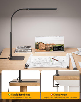 SUPERDANNY stable base and easy setup elevate work comfort.