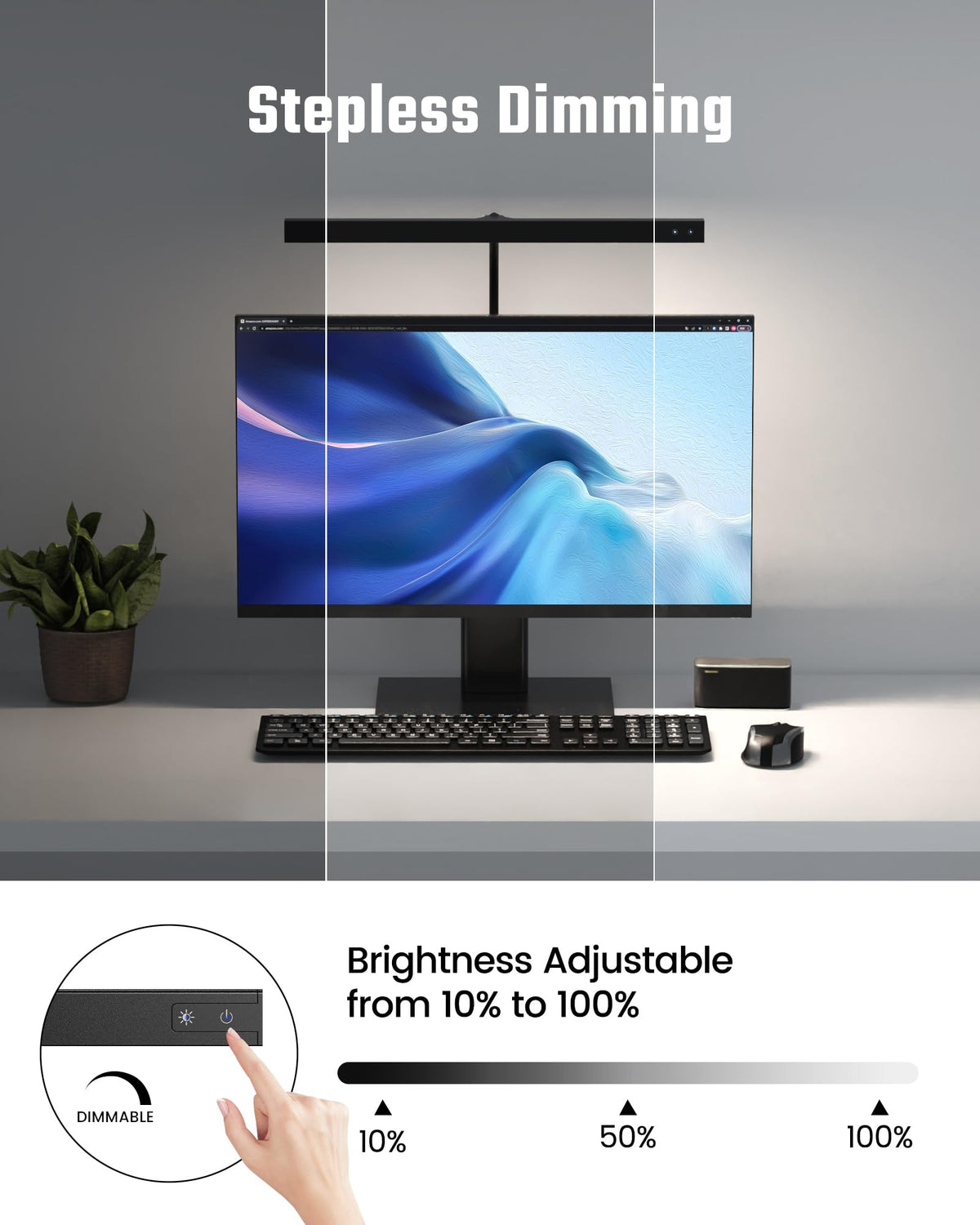 SuperDANNY LED desk lamp USB power adapter for flexible charging