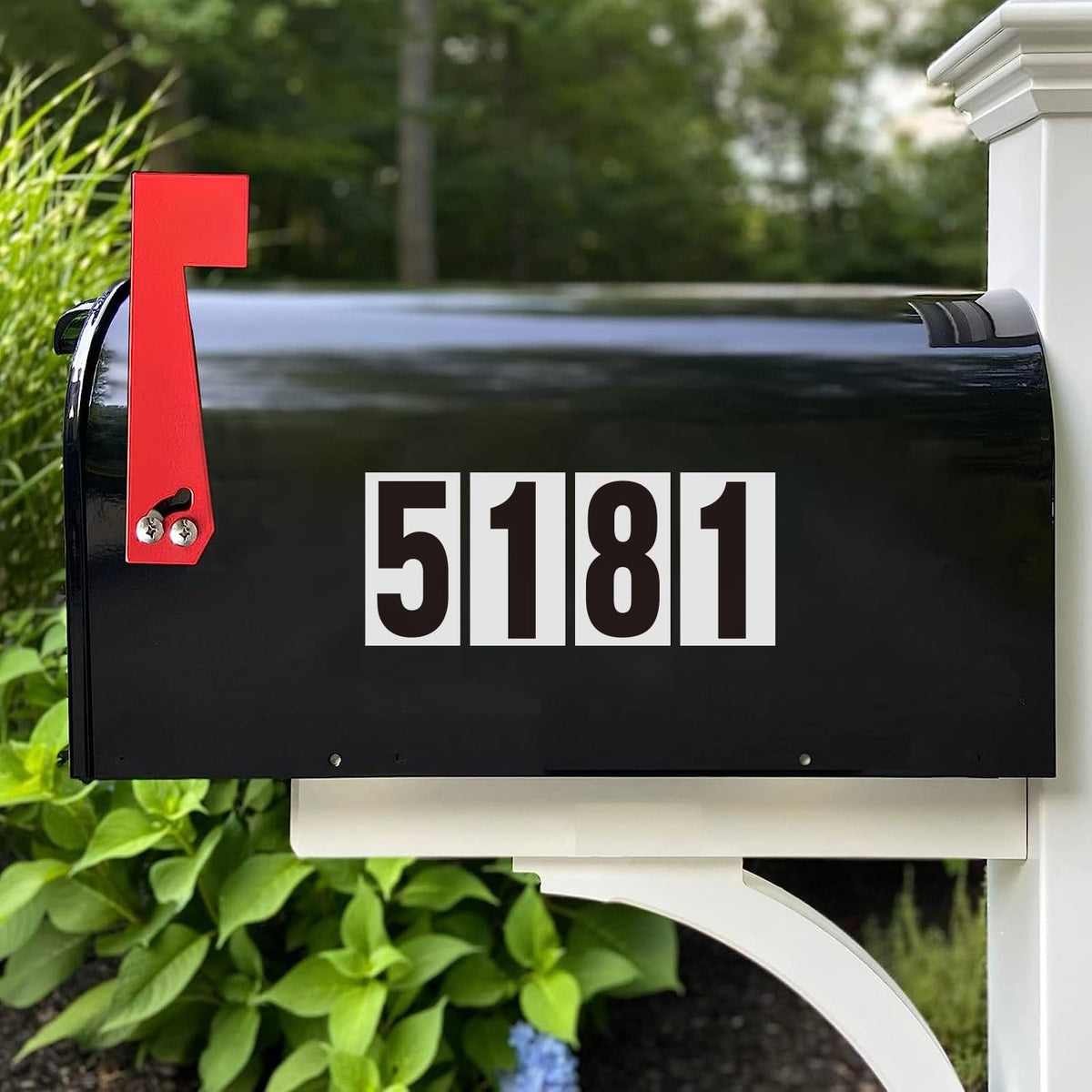 Superflash durable waterproof numbers, withstand outdoor conditions for years.