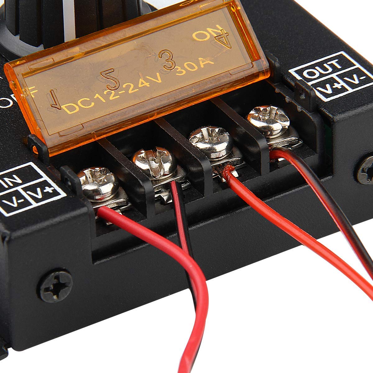 SUPERNIGHT dimmer screw-terminal ports illustrate straightforward wiring for LED strips.