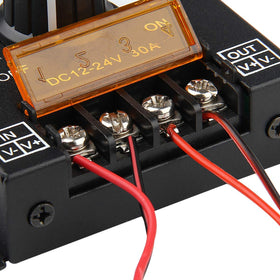 SUPERNIGHT dimmer screw-terminal ports illustrate straightforward wiring for LED strips.