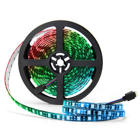 SUPERNIGHT LED strip with black PCB for sleek TV backlighting.