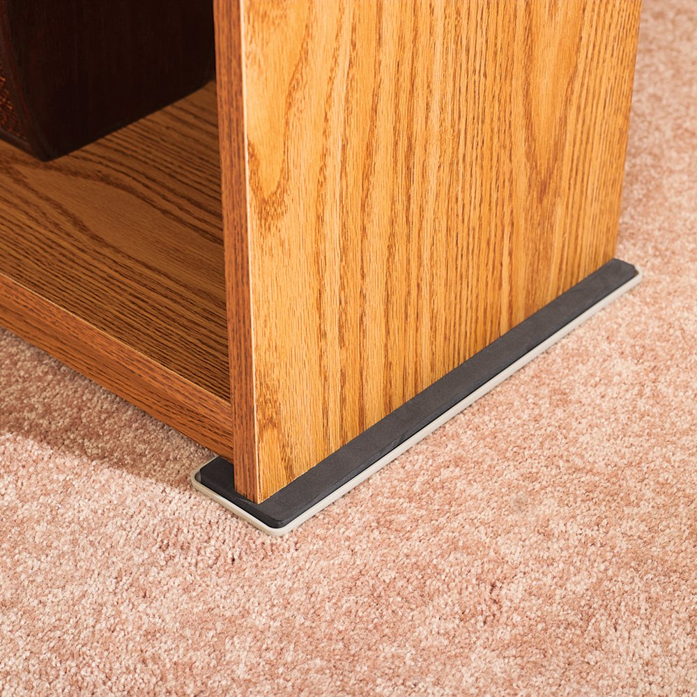 Super Sliders round 3-1-2inch carpet sliders for smooth moves