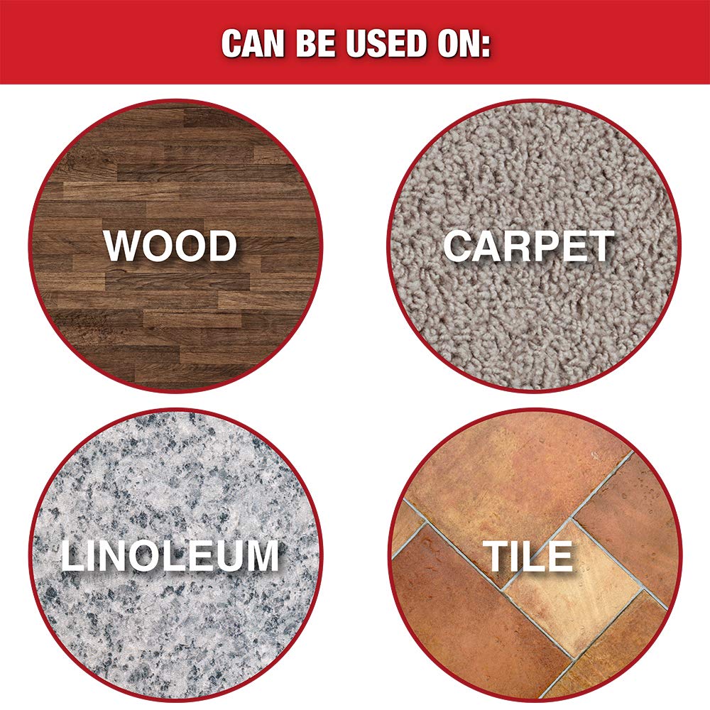 Super Sliders round 3-1-2inch felt sliders for hard floors