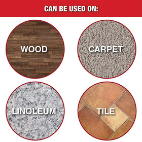 Super Sliders round 3-1-2inch felt sliders for hard floors
