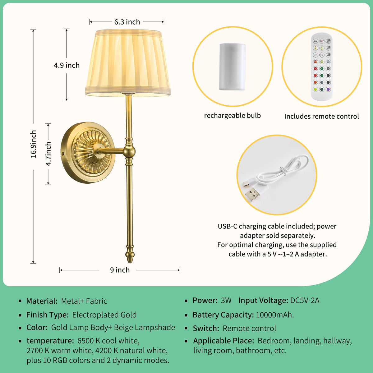 SuperYoPinny magnetic bulb charging via USB-C for quick top-ups.