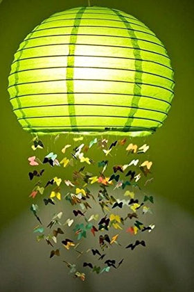 Supla white paper lantern round 12-inch makes a bold decor statement