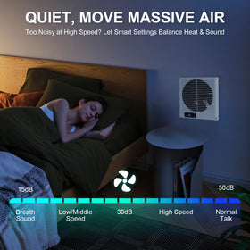 Suplife 10-speed controller enables precise airflow and timing settings.