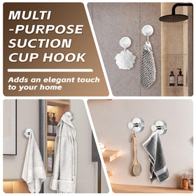 Supopular suction hook display wreaths on wall