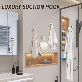 Supopular suction hooks tile-mount secure on polished tiles for wet environments.