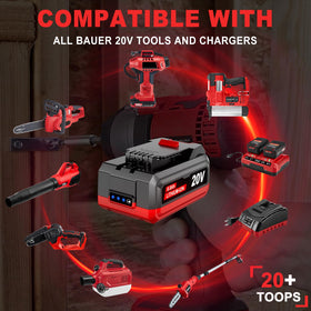 Supowill battery offers up to 1000 recharge cycles for long-term use.