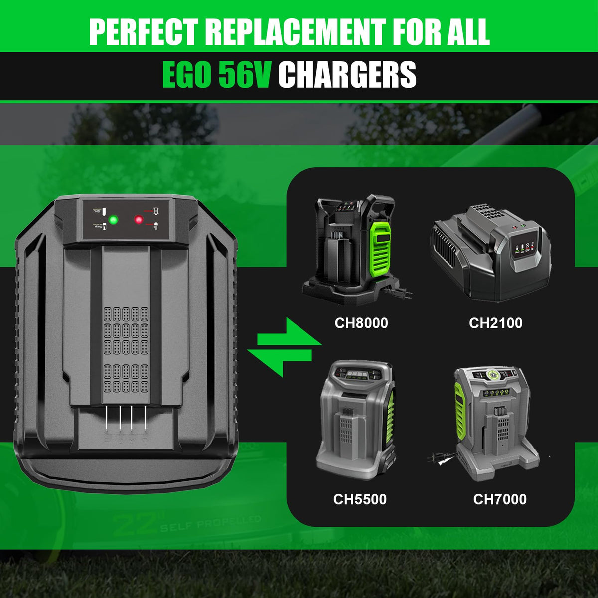 Intelligent dual-slot charging system prevents overcharge on EGO packs