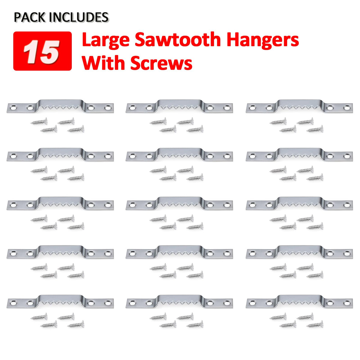 Suprom screws 0.55-inch hardened for secure wall mounting
