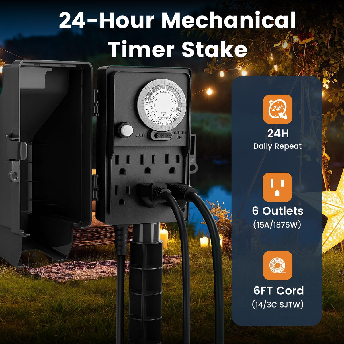 SURAIELEC wall-mount capable stake for convenient placement