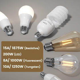 SURAIELEC 100 ft RF range works through walls for convenient lighting control.