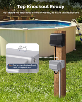 SURAIELEC galvanized steel 3R enclosure resists rain and rust for outdoor durability.