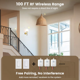 SURAIELEC dynamic code feature ensures interference-free multiple sets in same home.