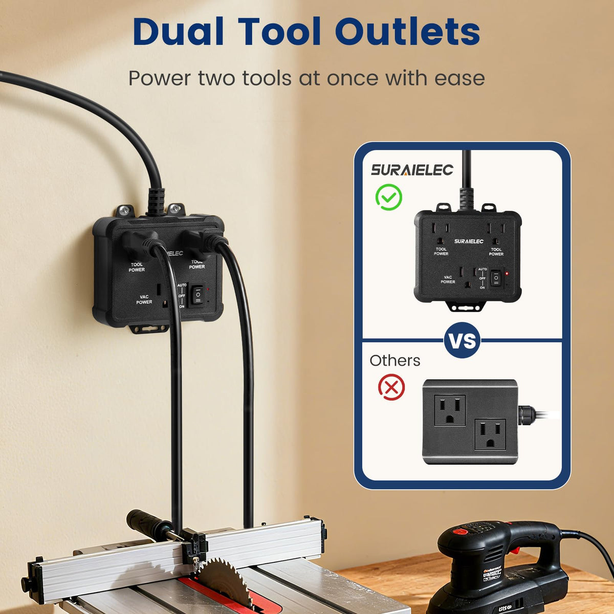 SURAIELEC easy installation with two mounting options for quick setup