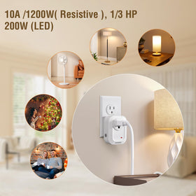 Suraielec mount bracket included supports easy, versatile placement.