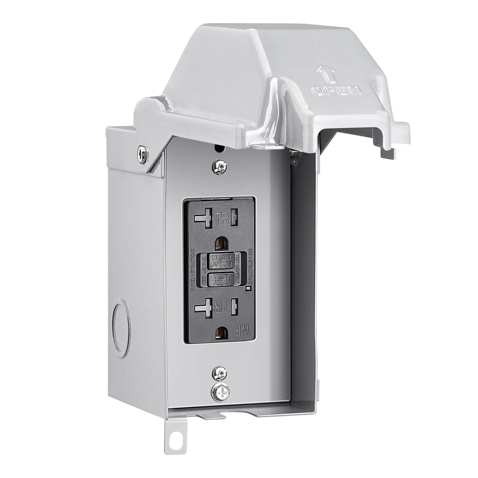 SURAIELEC outdoor outlet box exterior for reliable backyard power