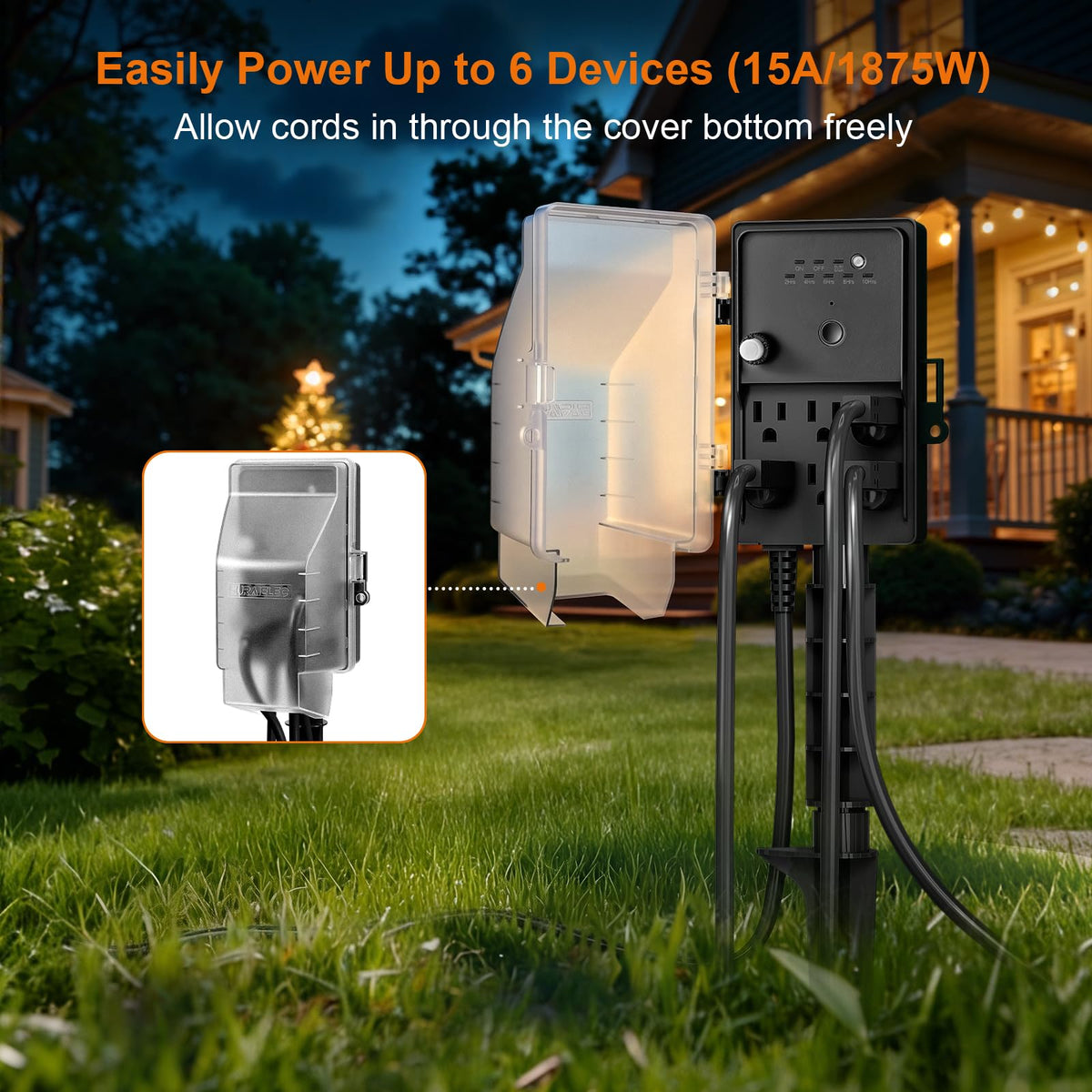 SURAIELEC overload protection and circuit breaker guard against surges during storms.