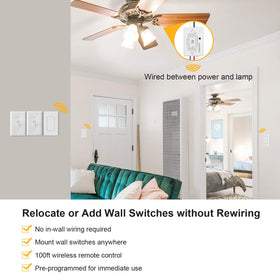 SURAIELEC receiver box installation demonstrating compact wiring-free integration behind fixtures
