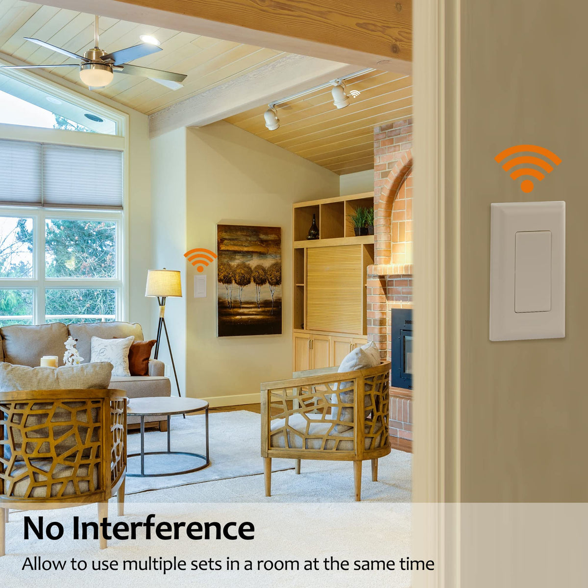 SURAIELEC remote control in hand for quick light control.