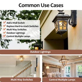 SURAIELEC weatherproof receiver for indoor and outdoor lighting.